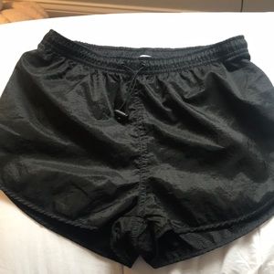 TNA black workout shorts